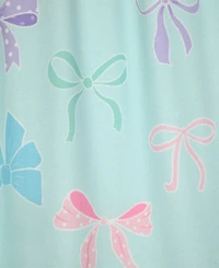Max & Olivia Little and Big Girls 3-Piece Bow Print Pajama Set