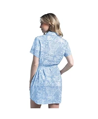 Margaritaville Women's Blue Buffalo Bills Palm Linen Dress