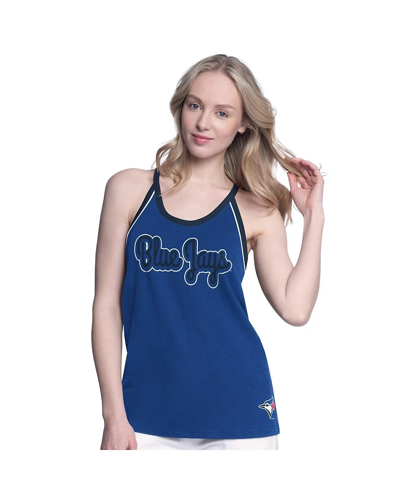 G-iii 4Her by Carl Banks Women's Royal Toronto Blue Jays Curveball Racerback Tank Top