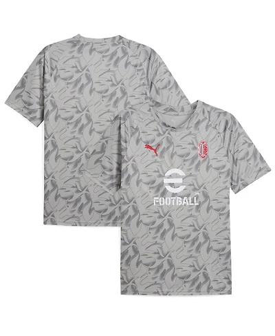 Puma Men's Gray Ac Milan 2025/26 Pre-Match Training Jersey