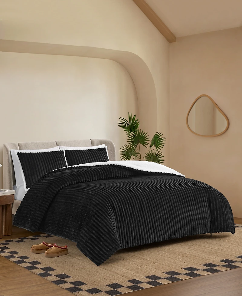 Ugg Avery Ribbed 2-Pc. Comforter Set, Twin/Twin Xl