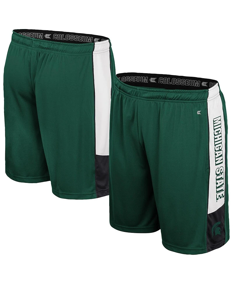 Colosseum Men's Green Michigan State Spartans Quantum Shorts