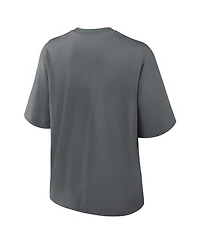 Nike Women's Charcoal Atlanta Falcons Glory Arch Boxy T-Shirt