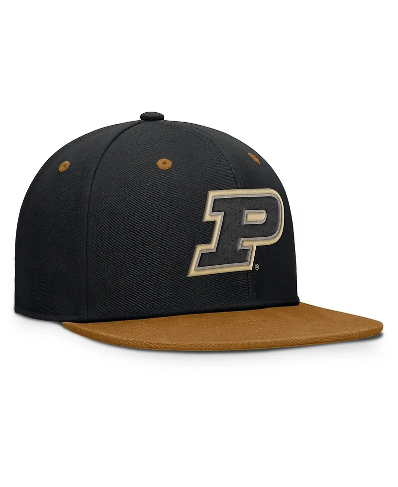 Fanatics Men's Black/Brown Purdue Boilermakers NoBo Fitted Hat