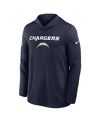 Nike Men's Navy Los Angeles Chargers Alternate Super Chargers Sideline Performance Long Sleeve Hoodie T-Shirt
