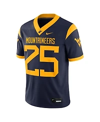 Nike Men's 25 Navy West Virginia Mountaineers Limited Home Game Jersey