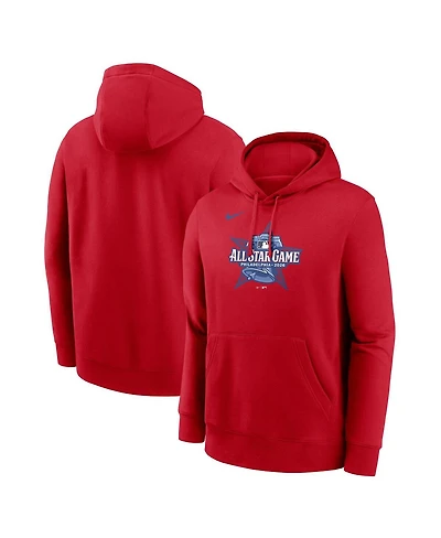 Nike Men's Red 2026 Mlb All-Star Game Logo Club Pullover Hoodie