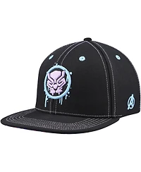 Lids Big Boys and Girls Black Panther Glow-in-the-Dark Snapback Hat