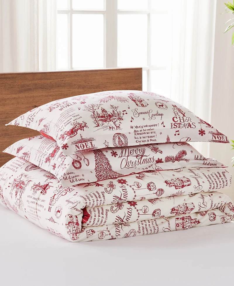 Levtex Home Yuletide Reversible -Pc. Duvet Cover Set