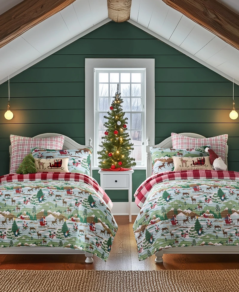 Levtex Home Merry Mountains Reversible 3-Pc. Quilt Set