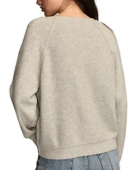 Lucky Brand Women's Relaxed Henley Sweater