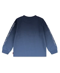 Levi's Toddler Boys Ombre Print Long Sleeve T-Shirt