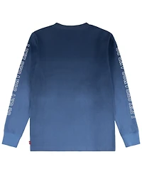 Levi's Big Boys Ombre Print Long Sleeve T-Shirt
