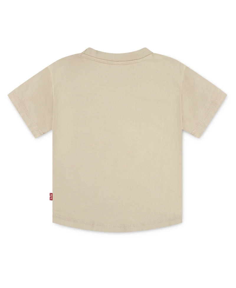 Levi's Big Boys Curved Hem Patch Pocket T-Shirt