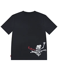 Levi's Big Boys Shredding Skeleton Short Sleeve T-Shirt