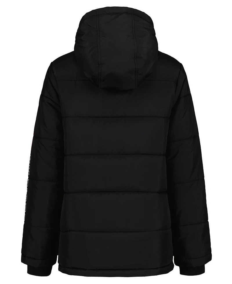 Tommy Hilfiger Big Boys Sleeve Logo Full Zip Puffer Jacket