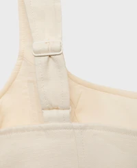 Mango Women's Short Linen Dress
