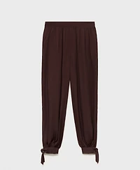 Mango Women's Bows Detail Balloon-Style Pants