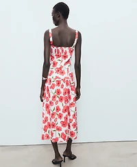 Mango Women's Flared Cotton Dress
