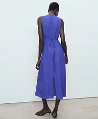 Mango Women's Polka Dot Midi Dress