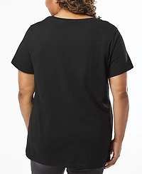 La Pop Art Plus Positive Wishes Word T-Shirt