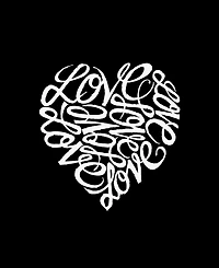 La Pop Art Plus Love Word T-Shirt