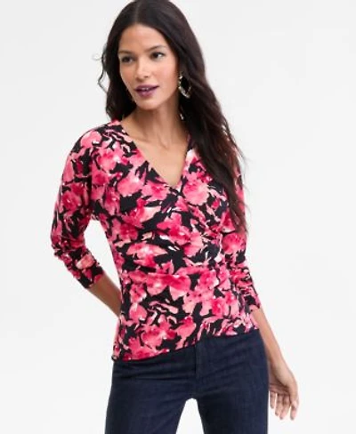 I.N.C. International Concepts Womens Surplice Neck Dolman Sleeve Top Xs 3x Macys Exclusive