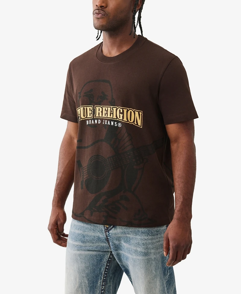 True Religion Men's Shadow Logo Short Sleeve T-Shirt