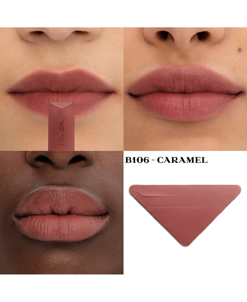 Prada Beauty Monochrome Soft Matte Nude Refillable Lipstick