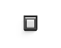 Philips Hue White and Color Ambiance Econic Outdoor Wall and Ceiling Light - Black