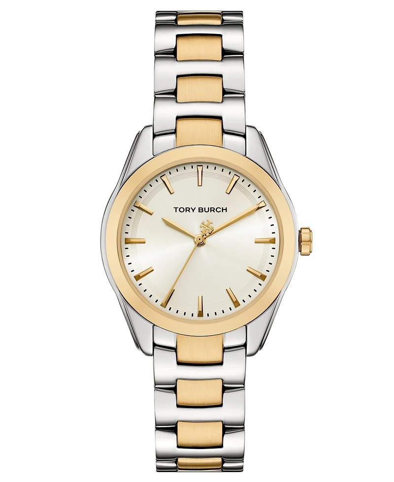 Tory Burch Women's The Miller Two-Tone Stainless Steel Bracelet Watch 34mm