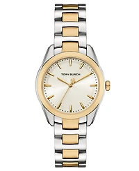 Tory Burch Women's The Miller Two-Tone Stainless Steel Bracelet Watch 34mm