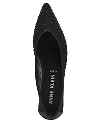 Anne Klein Women's Carisle-c Embellished Pointed Toe Flats