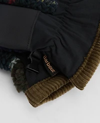 Barbour Men's Field Tartan Fleece Waterproof Gloves
