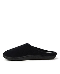 Dearfoams Women's Leslie Quilted Microfiber Terry Memory Foam Clog House Slipper