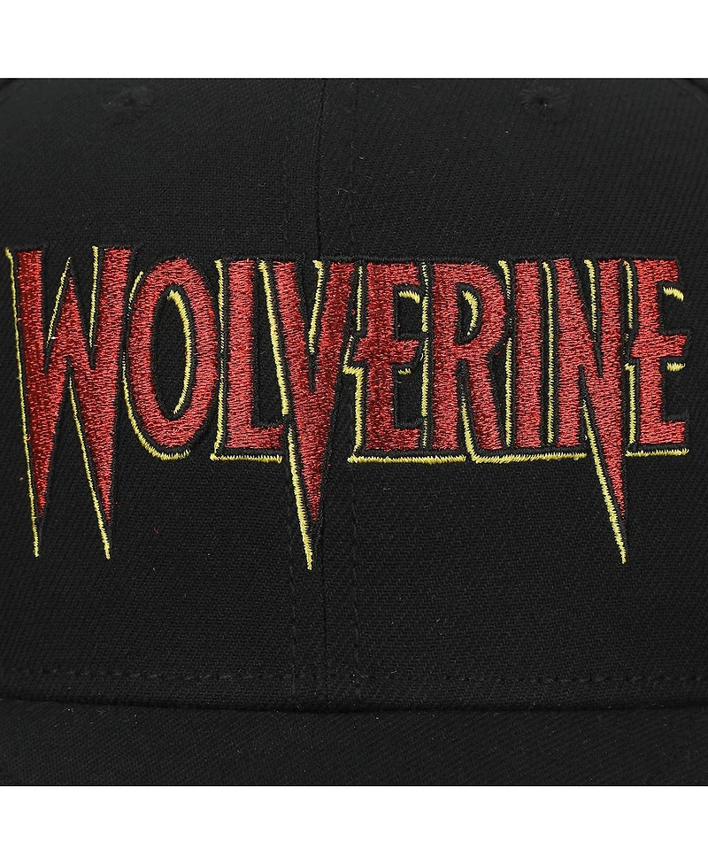 Marvel Wolverine Embroidered Slashed Title Baseball Hat (58cm)