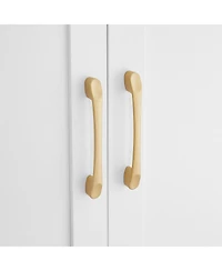 Casainc Bathroom Storage Cabinet, Two Doors, Drawers, Adjustable Shelf & Three Open Shelves