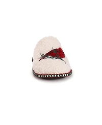 Muk Luks Women's Novelty Punch Needle Snowman