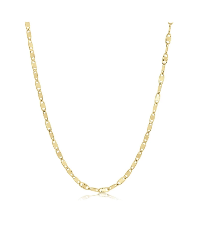 The Lovery Gold Mirror Chain Necklace 14K Gold