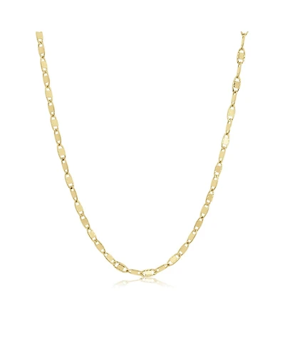 The Lovery Gold Mirror Chain Necklace 14K Gold