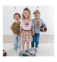 Sweet Wink Boys Football Lace Patch Beanie