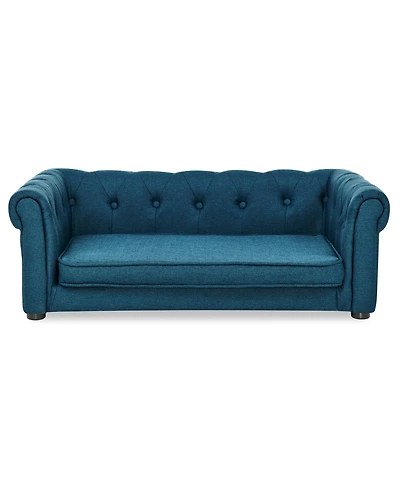 Aostirmotor Elevated Dog Sofa Bed Modern Design for Small Dogs Blue