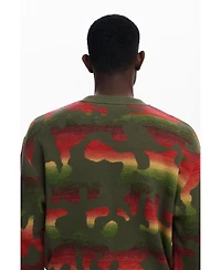 Desigual Men's Striped animal sweater