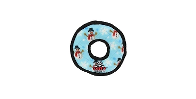 Tuffy Holiday Jr Ring Snowman, Dog Toy