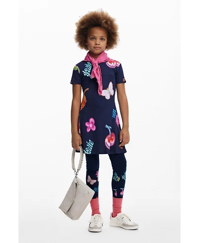 Desigual Girls Girls's Fruit Skater Dress