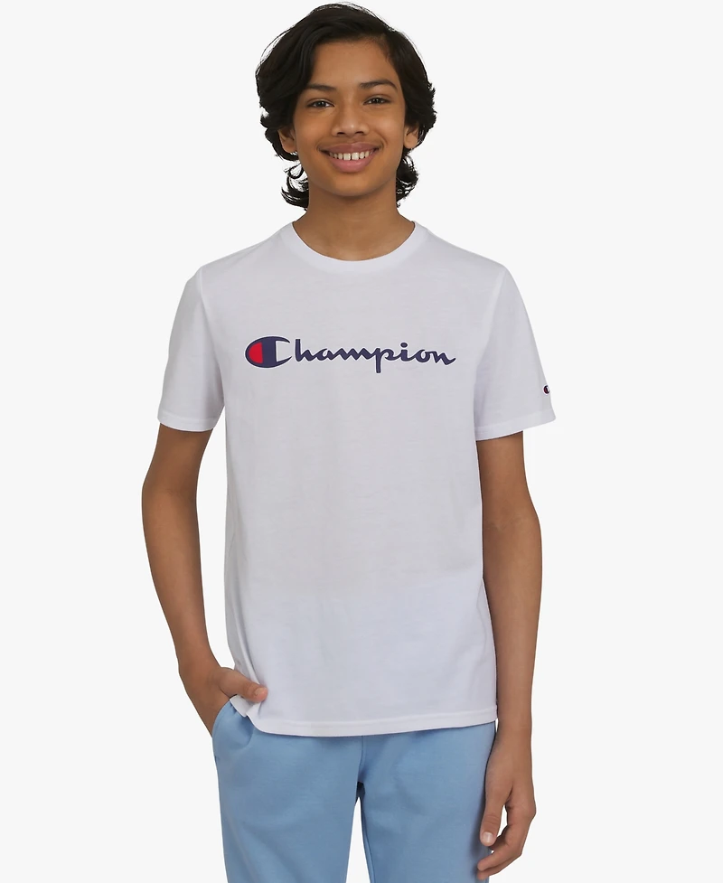 Champion Big Boys Short Sleeve Signature T-Shirt