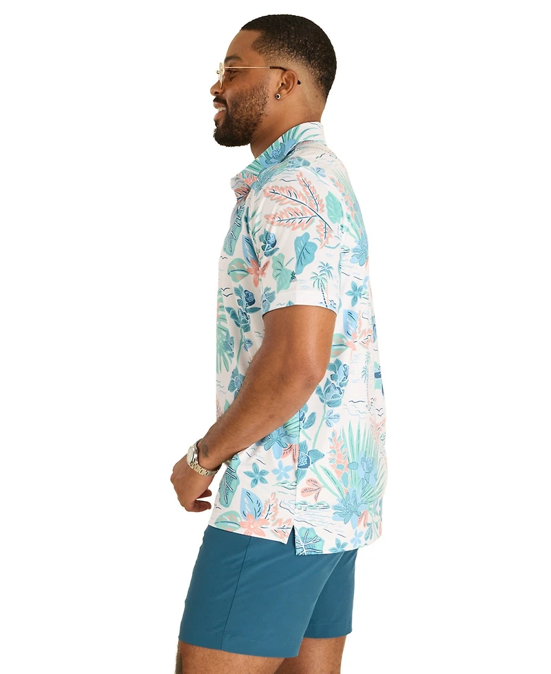 Chubbies Men's The Brush and Shrub Performance Polo Shirt