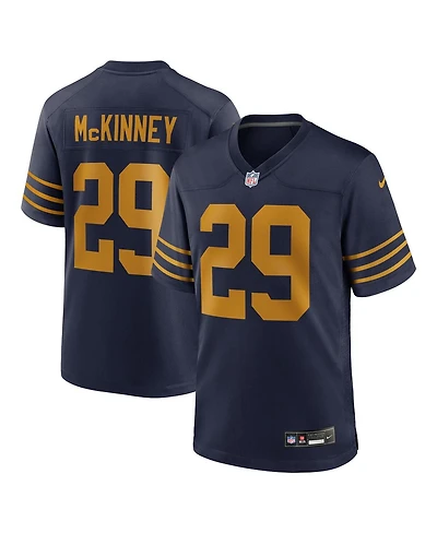 Nike Men's Xavier McKinney Navy Green Bay Packers The 1923 Classic Game Jersey