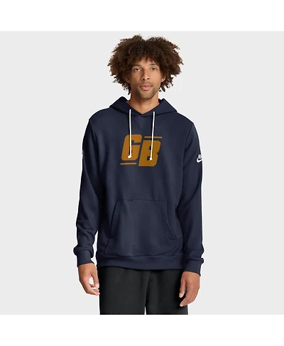 Nike Men's Navy Green Bay Packers The 1923 Classic Sideline Dri-fit Pullover Hoodie
