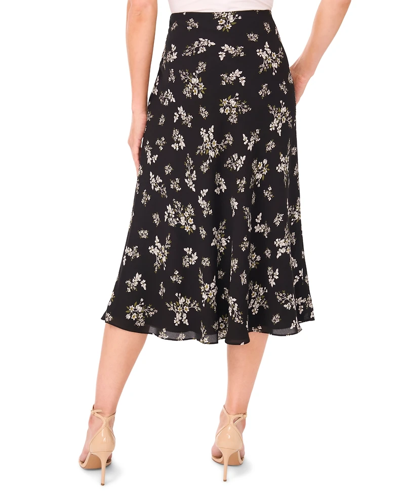 CeCe Women's Bias Midi Skirt